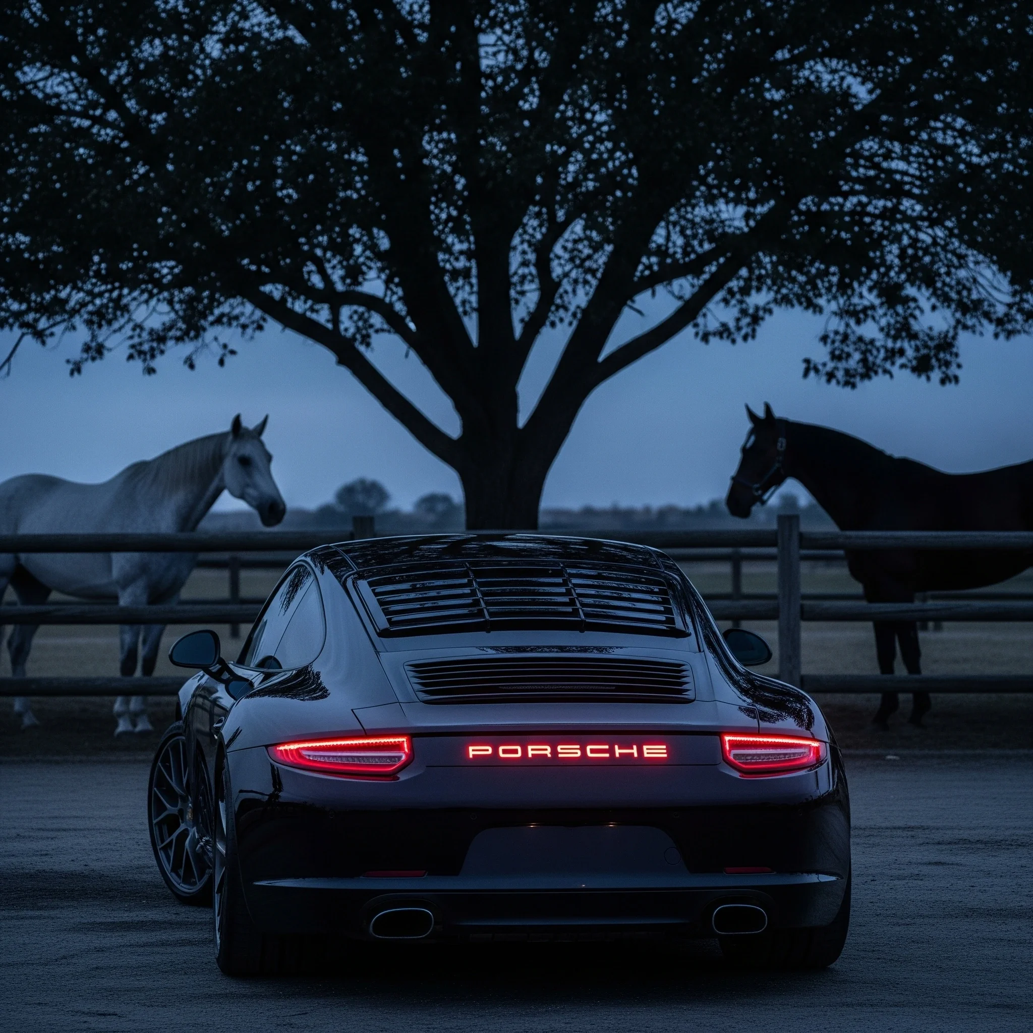 Porsche sports car photography
